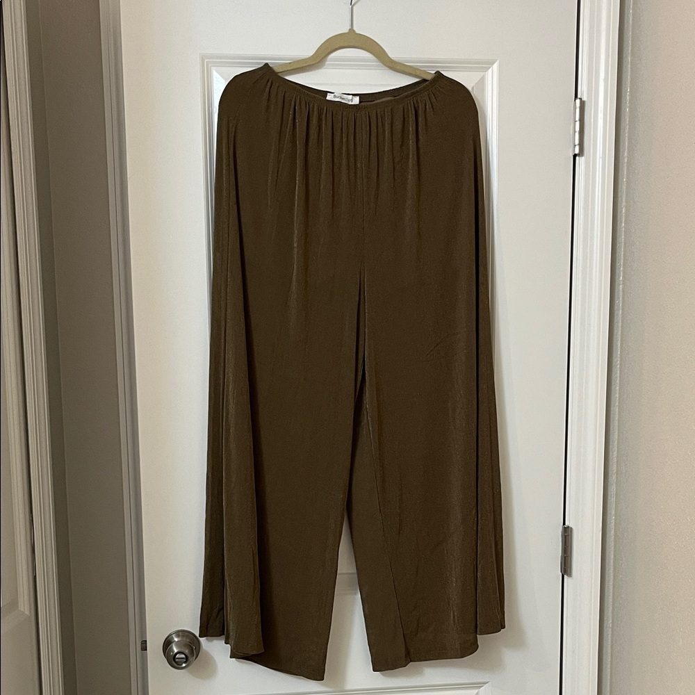 BUCKETLIST Wide Leg Brown Pants